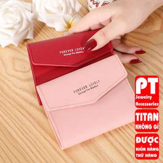 Ví Nữ Mini Ngắn Cầm Tay Dễ Thương Nữ Tính Phong Cách Hàn Quốc PTVI107