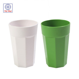 Combo 10 Cốc phíp uống nước nhựa Việt Nhật 330ml - Ly nhựa chịu nhiệt cao cấp bền đẹp