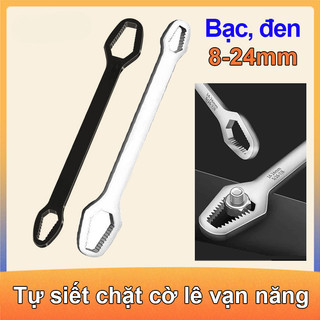 Cờ lê đa năng tự siết đa năng Cờ lê kính hoa mận hai đầu 8-24mm