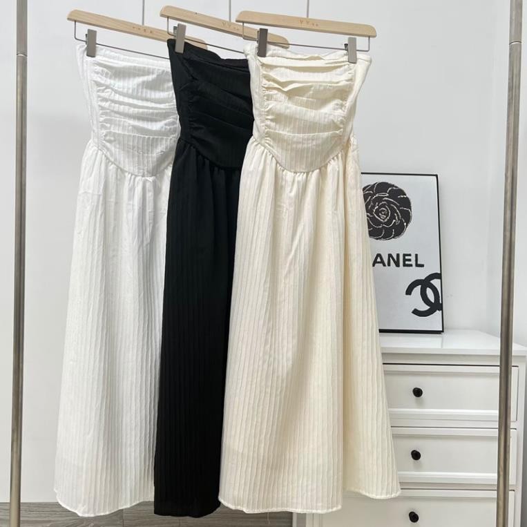 Đầm 2 Dây Cúp Ngực Chất Đũi Gân Bèo Lou Dress, Váy Cúp Ngực 2 Dây Bánh Bèo Cực Xinh Ruby's Housee | BigBuy360 - bigbuy360.vn