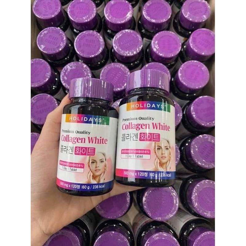 VIÊN UỐNG COLLAGEN WHITE HOLIDAYS TRẮNG DA