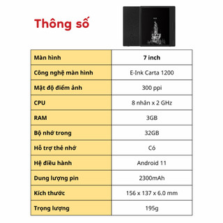 [ MỚI VỀ ] Máy đọc sách Boox Page