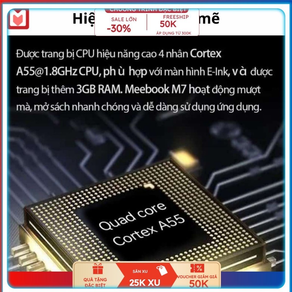 [ MỚI VỀ ] Máy đọc sách Meebook M7