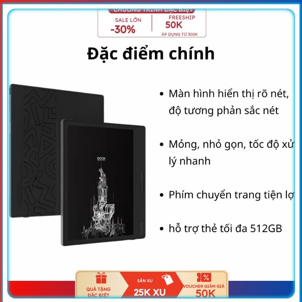 [ MỚI VỀ ] Máy đọc sách Boox Page