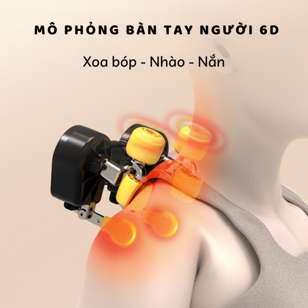 Máy massage cổ vái gáy Misuma 6D, máy massage cổ mô phỏng kỹ thuật massage số 8