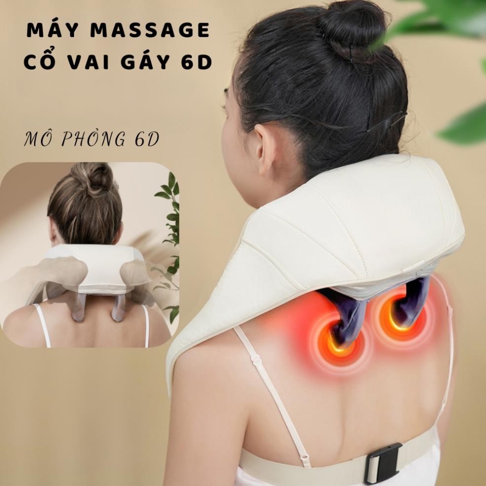 Máy massage cổ vái gáy Misuma 6D, máy massage cổ mô phỏng kỹ thuật massage số 8