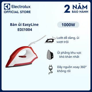 Bàn ủi Electrolux EasyLine - EDI1004 - Mặt đế chống dính, là ủi dễ dàng và mượt mà
