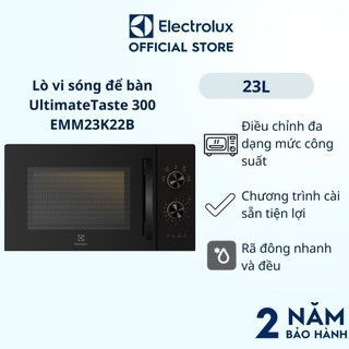 Lò vi sóng để bàn Electrolux 23L UltimateTaste 300 - EMM23K22B - chương trình cài đặt sẵn
