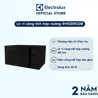Lò vi sóng để bàn tích hợp nướng Electrolux UltimateTaste 300 20L - EMG20K22B