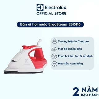 Bàn ủi hơi nước Electrolux ErgoSteam - Cam hồng - ESI5116-Hơi nước liên tục và ổn định