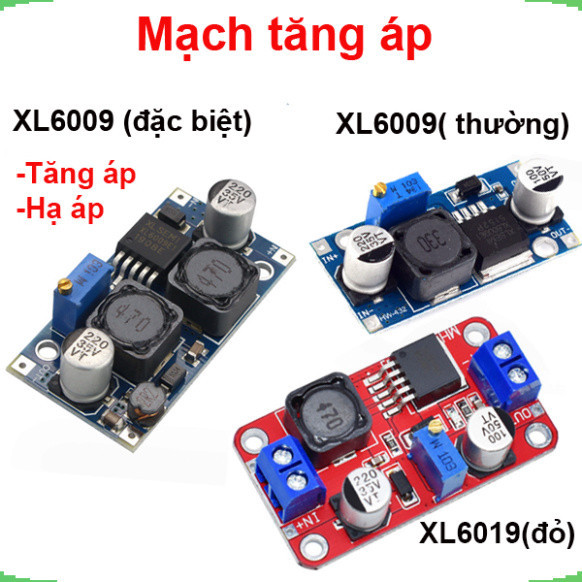 Mạch Boost Converter XL6009, Hỗ Trợ Tăng Áp Hoặc Tăng Giảm Áp