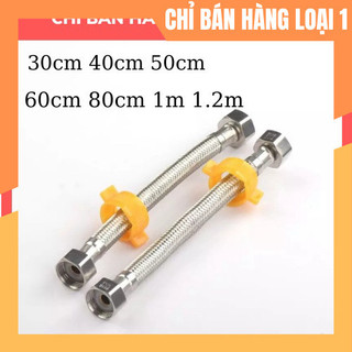  Dây cấp nước bồn cầu dây cấp nước bình nóng lạnh sen vòi inox 304 
