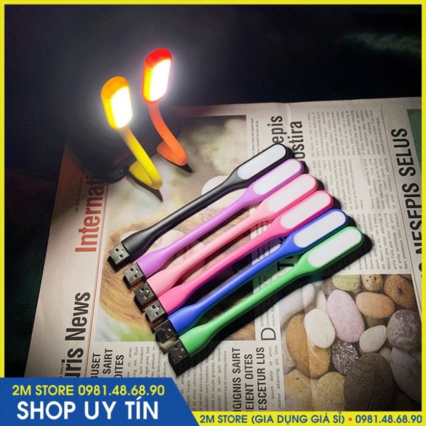 [Hàng Loại 1 Cao Cấp]  Đèn LED Đọc Sách MINI Siêu Sáng Dùng Cổng USB