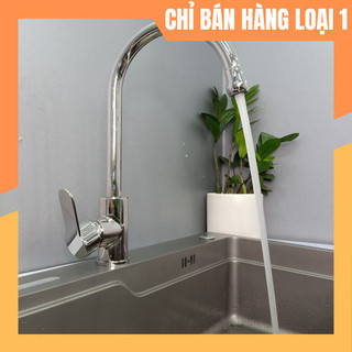 [VÒI XẢ KHỎE]Vòi chậu rủa bát nóng lạnh - vòi chậu bếp inox 304