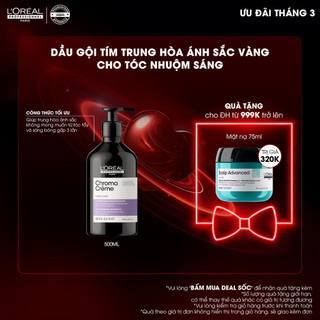 Dầu gội tím trung hòa ánh sắc cho tóc nhuộm sáng L'Oréal Professionnel 500ml
