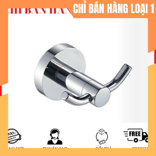 Móc treo quần áo 2 vấu inox 304 gắn tường