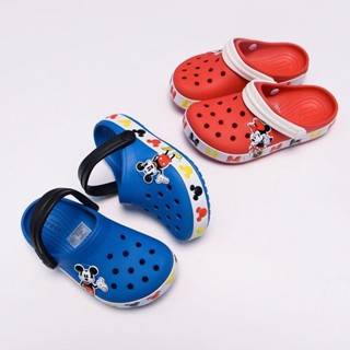    TẶNG 8 CHARM JIBBITZ   Dép sục Cross trẻ em giày sục cross cho bé trai bé gái mẫu Mickey 