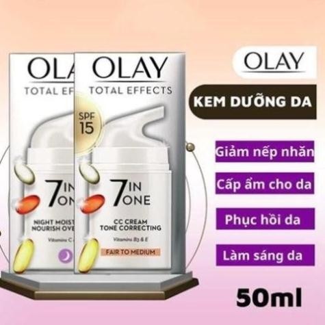 KEM DƯỠNG OLAY Total Effects 7 In 1 Ngày và Đêm  Dưỡng Da, Tái Tạo, Chống Lão Hóa | BigBuy360 - bigbuy360.vn