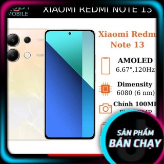 Điện thoại redmi note 13 6/128g - hàng chính hãng