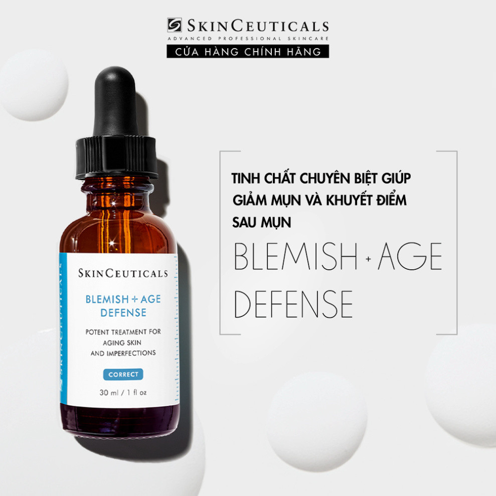 [CHÍNH HÃNG]  Skinceuticals Blemish+Age Defense giúp kiểm soát bã nhờn và ngăn ngừa hình thành mụn 30ml