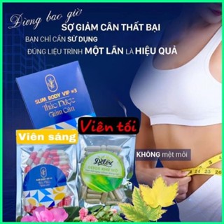 Thảo dược giảm cân Body Slim dành cho cơ địa khó tặng kèm detox Combo 3