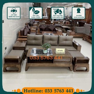 RẺ NHẤT SHOPEE - Ghế sofa chân U kiểu dáng mini nhỏ gọn, kích thước ghế dài 2m3 phù hợp chung cư và nhà nhỏ gọn
