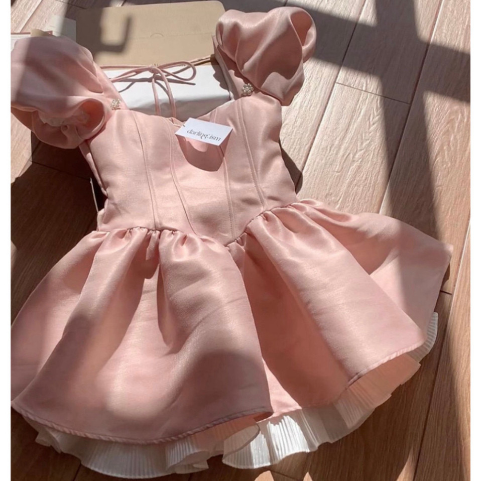 Váy Bánh Bèo ZOZOSTORE  Váy Tay Bồng Dáng Xòe Chất Liệu Tacta Cao Cấp Đẹp Quyến Rũ ,Sang Trọng - Đầm Thiết Kế A08 | BigBuy360 - bigbuy360.vn