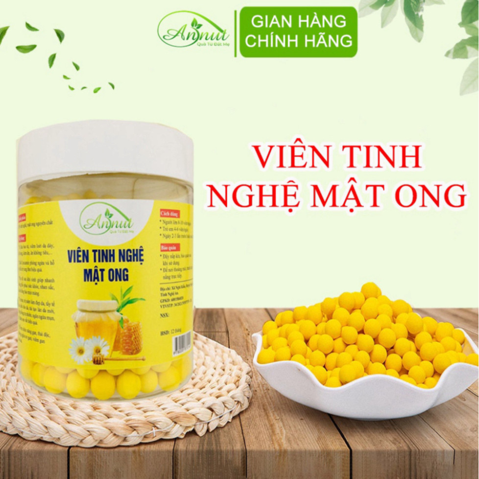 Viên Nghệ Mật Ong Nguyên Chất Hỗ Trợ Người Đau Dạ Dầy - Siêu Thị Thiên Nhiên