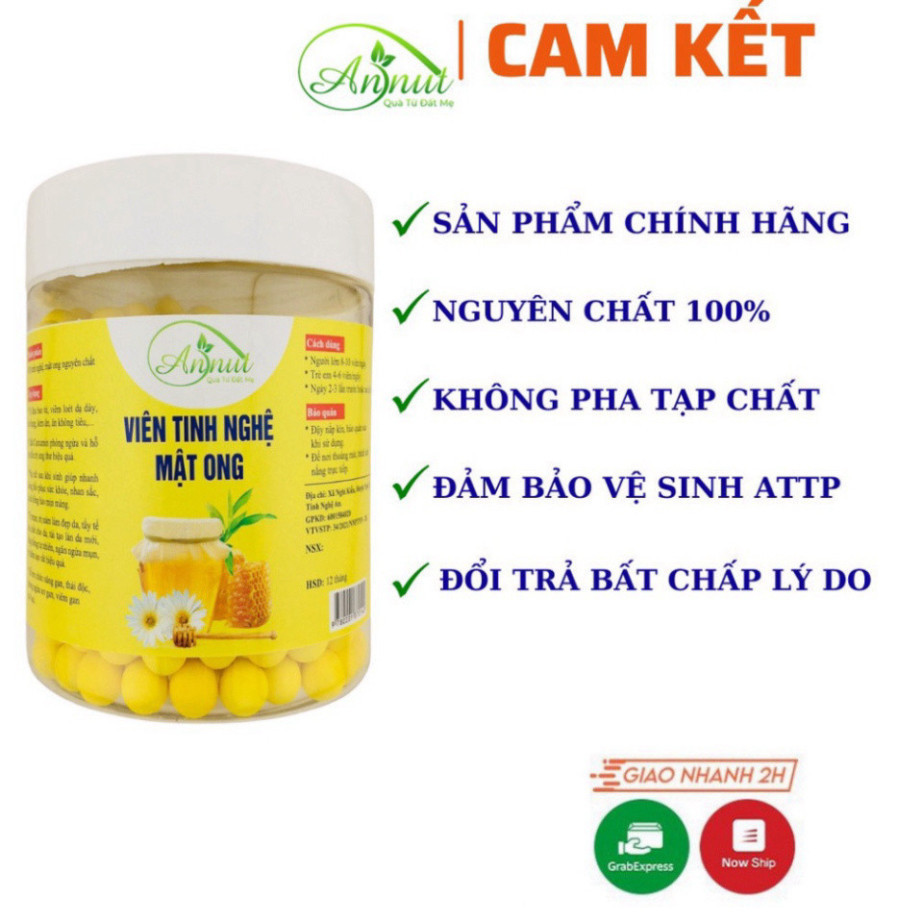 Viên Nghệ Mật Ong Nguyên Chất Hỗ Trợ Người Đau Dạ Dầy - Siêu Thị Thiên Nhiên