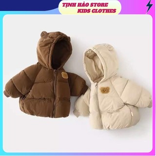 Áo phao giữ ấm cho bé, áo khoác mùa đông cho bé GẤU HAPPY BABY