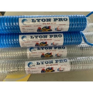 Dây hơi lò xo xoắn phi 12x8mm màu xanh 6m, 9m, 12m,15m chịu áp lực cao- Ống hơi xoắn lò xo