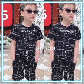 Sale! Bộ thun lạnh Hoạt hình 3D cho bé trai 8-30kg - Đồ bộ bé trai, bộ quần áo bé trai, bộ cộc tay bé trai mã 5