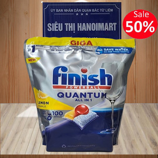 Viên rửa chén Finish Quantum 100 viên dùng cho máy rửa chén