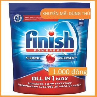 Bán lẻ 2 Viên rửa bát Finish All in 1 Max dùng thử