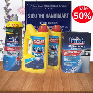 Combo Bột rửa bát Finish 2,5kg + bóng finish 1150ml + muối Finish 1.2kg - HANOIMART