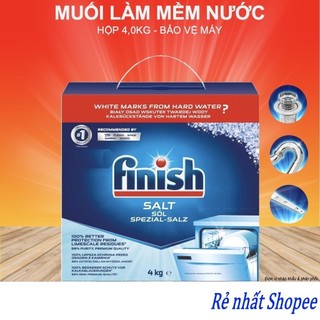 Muối rửa bát Finish 4kg, muối finish 3kg, muối 1kg, 2kg, muối rửa chén finish 1.5kg, muối làm mềm nước finish 1.2kg