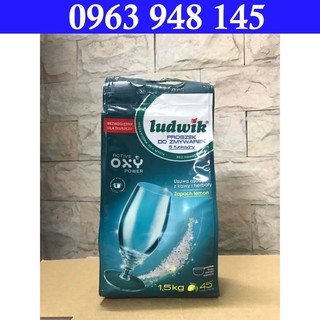 [Ludwik nhập EU] Bột rửa bát Ludwik túi 1.5kg, hàng nhập khẩu EU, dùng được 1-1,5 tháng