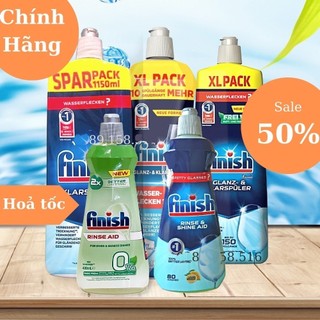 Nước làm bóng Finish 1150ml, 800ml, 500ml, dung dịch nước làm bóng bát finish 750ml, dầu bóng finish 500ml hữu cơ eco