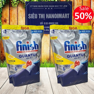 Viên rửa bát Finish Quantum All in 1 100V chính hãng
