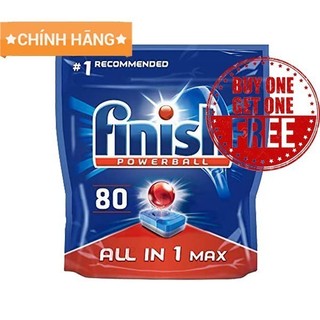 Viên rửa bát Finish All in one Max 80v
