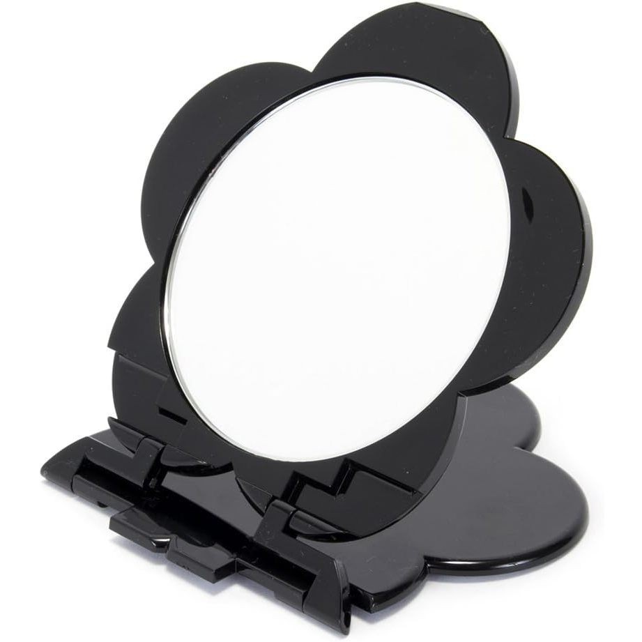 Mary Quant Maries Compact Mirror Makeup Desk Mirror Mirror Folding Daisy Black【Direct from Japan】