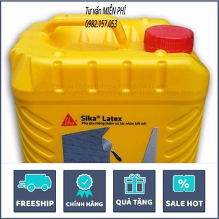 (Gọi Ngay giá tốt 0982157053 22k ship)SIKA LATEX - 5L - PHỤ GIA CHỐNG THẤM