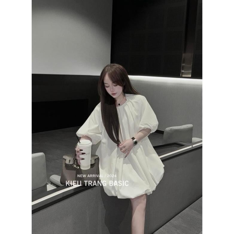 [ HOT ] Váy Thô Dáng Bom Hở Lưng Màu Trắng Tiểu Thư Hàng 2 Lớp Form Rộng Siêu Xinh 2024 V16 | BigBuy360 - bigbuy360.vn