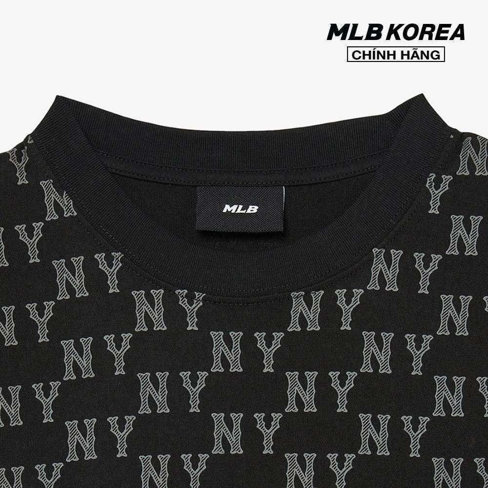 MLB - Áo thun unisex cổ tròn tay ngắn Classic Monogram 3ATSM0134-50BKS