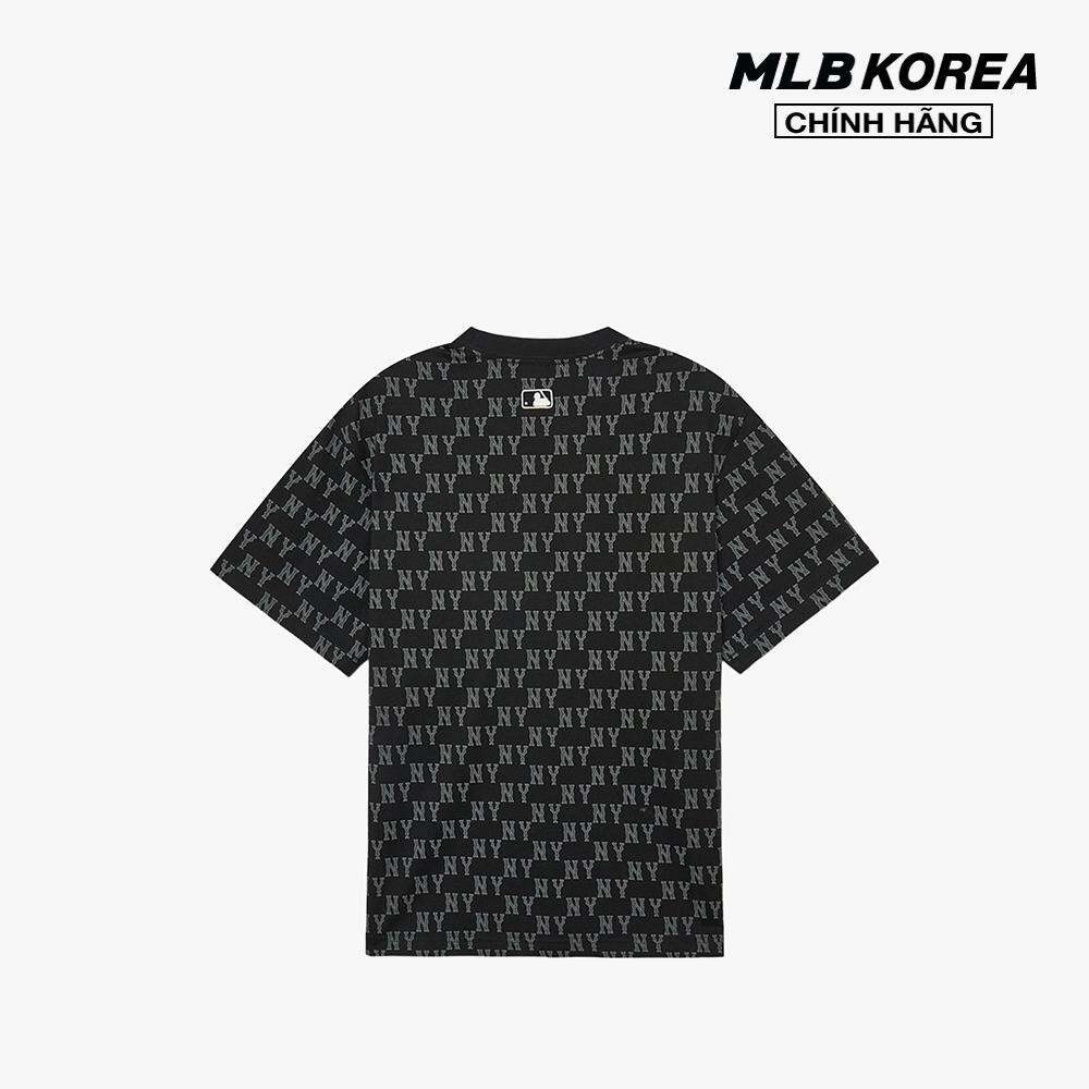 MLB - Áo thun unisex cổ tròn tay ngắn Classic Monogram 3ATSM0134-50BKS