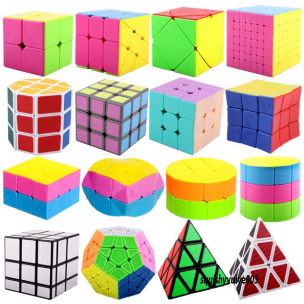 Rubik 2x2, 3x3, 4x4, 5x5, Megaminx,Pyraminx,Skewb, Mirror, Square-1,Mastermorphix-Trọn Bộ Rubik Biến