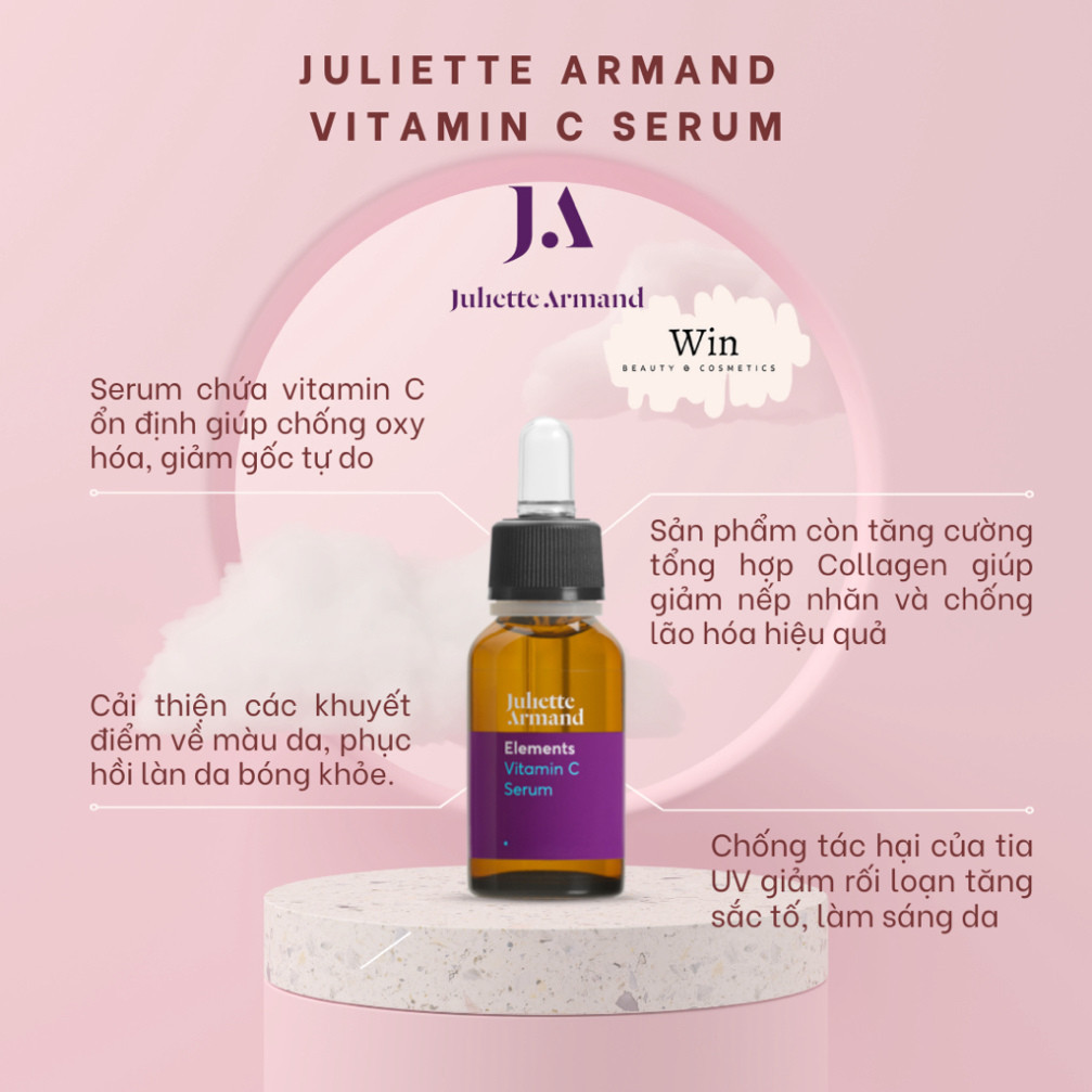 [CHÍNH HÃNG] Tinh chất Juliette Armand Vitamin C Serum Dưỡng sáng da