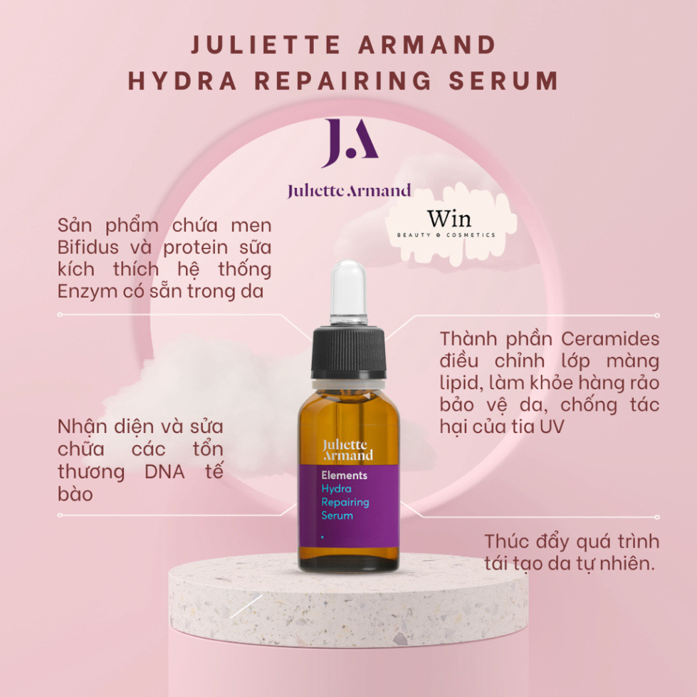 [CHÍNH HÃNG] Tinh Chất Tái Cấu Trúc Dưỡng Ẩm - Hydra Repairing Serum Juliette Armand