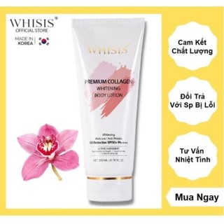 Kem dưỡng thể trắng da whisis - kem dưỡng thể trắng da whisis 200ml - kem dưỡng thể whisis chống nắng n
