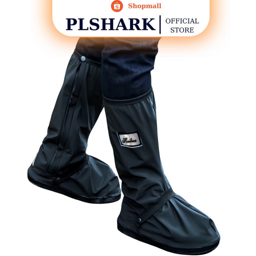 Ủng đi mưa dành cho người lớn chất liệu cao cấp - Bốt đi mưa chống nước chống trượt chống mài mòn PLSHARK